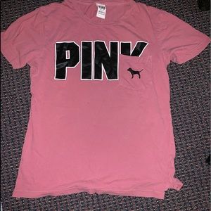 Pink campus tee